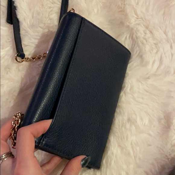 NWOT MICHAEL KORS NAVY BLUE PURSE - Picture 7 of 13